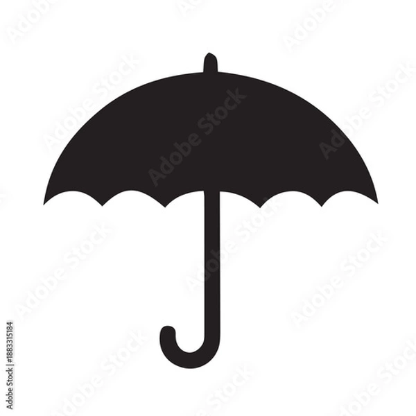 Obraz umbrella isolated on white background