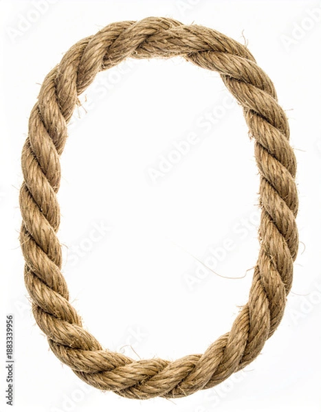 Obraz Twisted Rope Forming a Zero