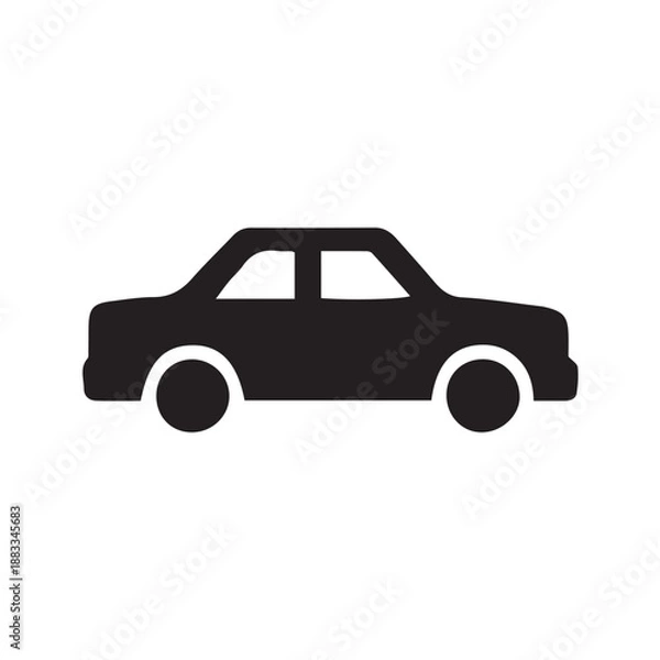 Obraz vector car isolated on white background