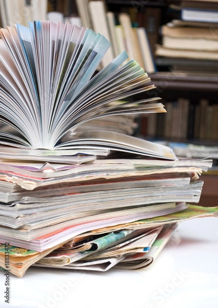 Fototapeta Magazines