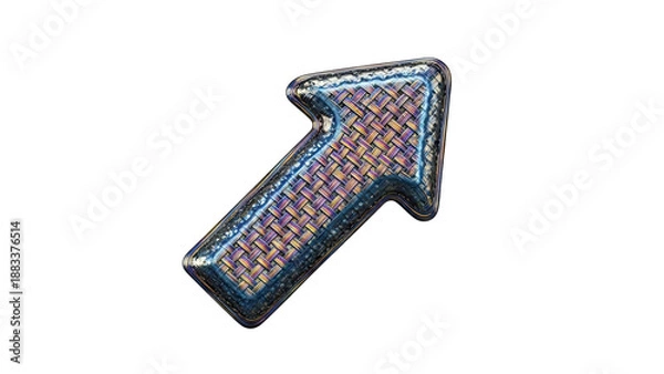 Obraz Woven Metal Arrow
