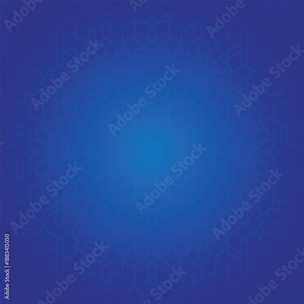 Obraz blue gradient background with star patterns