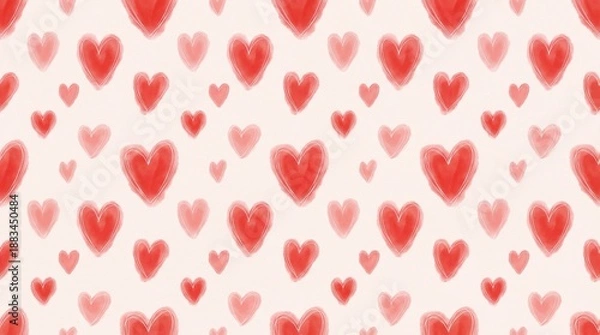 Obraz seamless pattern with hearts
