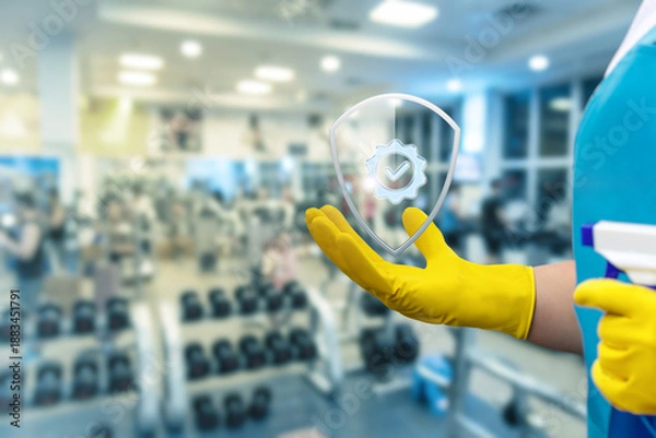 Obraz Guaranteed clean service.