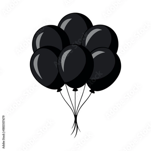 Obraz balloons tied together