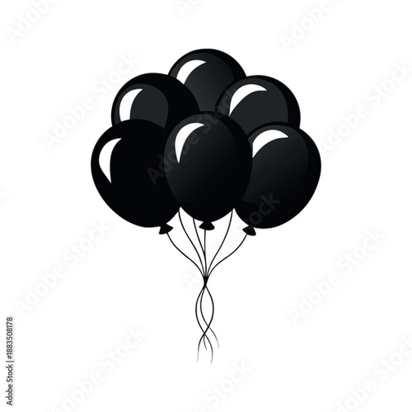 Obraz balloons tied together