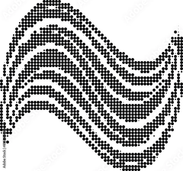 Obraz Simple Black Pattern Design