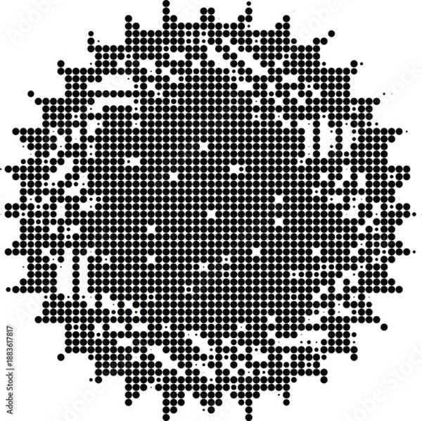 Obraz Simple Black Circle Design