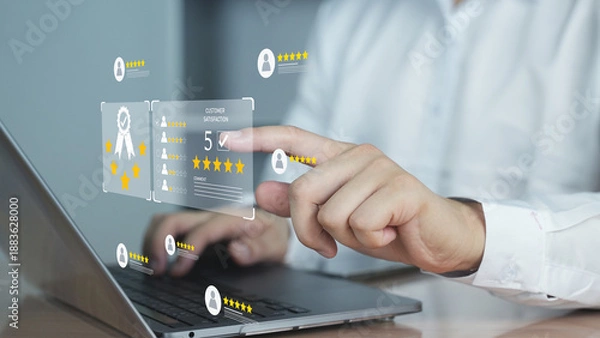 Obraz Digital Customer Feedback and Online Rating Analysis System.