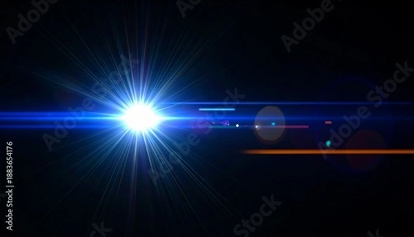 Obraz 閃光 核心 貫通 衝撃 覚醒 始動 未知 放射 鋭利 青白 波動 速度 デジタル 未来 爆発 視点 希望 転換 凝縮 輝き