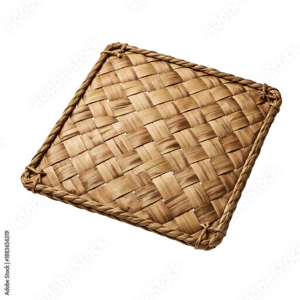 Obraz Woven Bamboo Mat Isolated