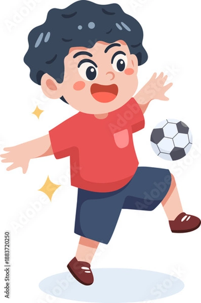 Obraz Soccer Activity Character