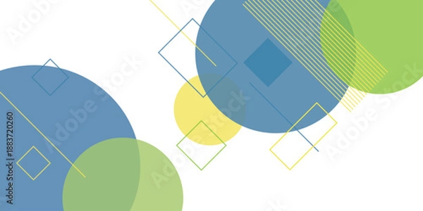 Obraz Abstract Geometric Circles and Lines Background