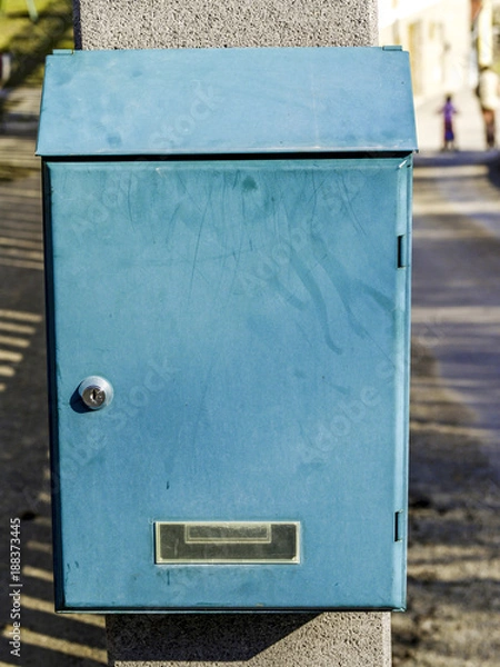 Obraz Blauer Postkasten