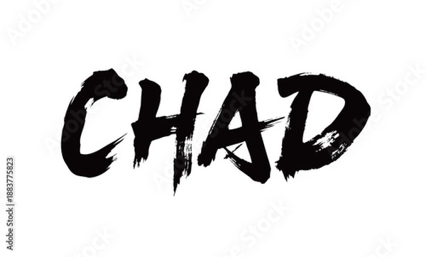 Fototapeta CHAD Handwriting
