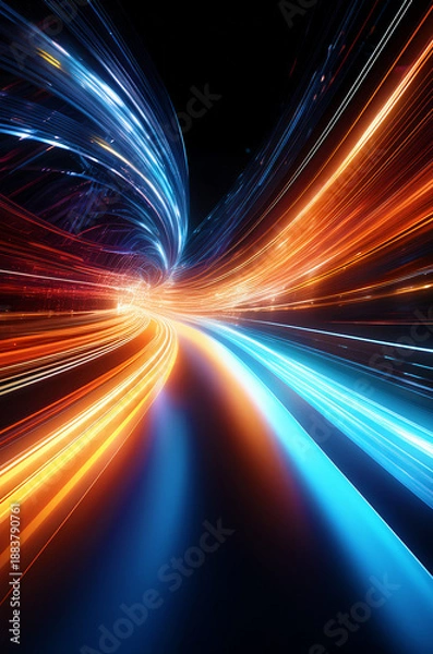 Obraz abstract speed motion