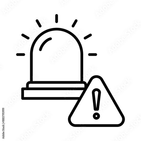 Obraz incident alert icon