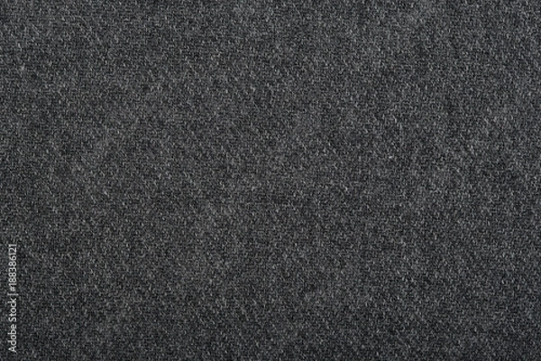 Obraz knitted woolen fabric texture, abstract background. Close-up of jersey fabric textured cloth background. Close up on crumpled gray material texture fabric. Grey textile pattern as a background.
