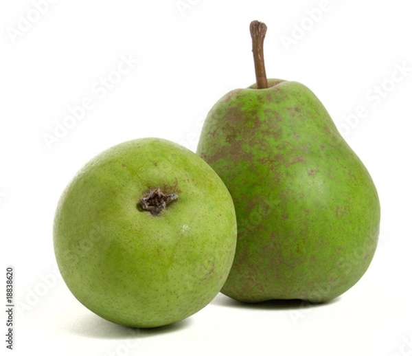 Fototapeta two ripe pears