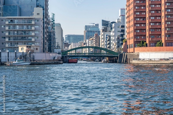 Obraz 東京　隅田川界隈の風景