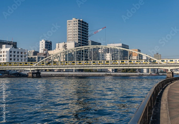 Obraz 東京　隅田川界隈の風景