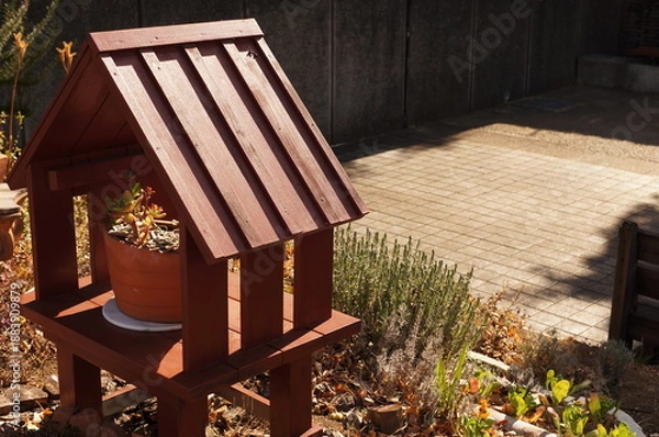 Fototapeta 公園の花壇