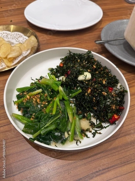 Obraz stir fried mixed vegetables