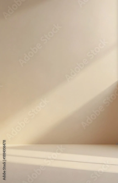 Fototapeta empty room with a wall