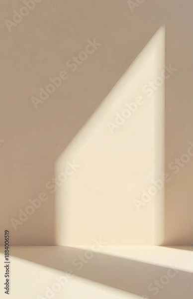 Fototapeta empty room with a wall