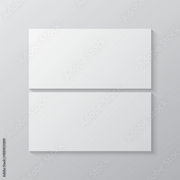 Obraz Vector empty collage board two images, photos