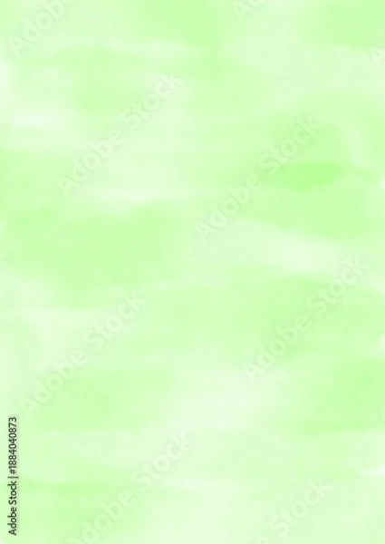 Obraz 緑色の水彩風テクスチャ背景
