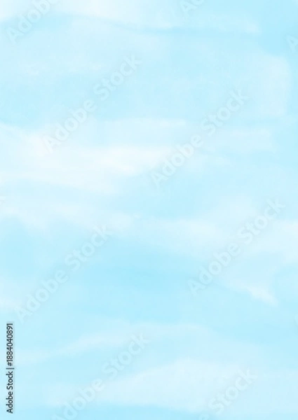 Obraz 水色の水彩風テクスチャ背景