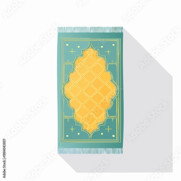 Obraz prayer mat illustration