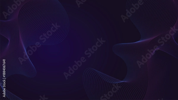 Fototapeta Creative blue abstract gradient background