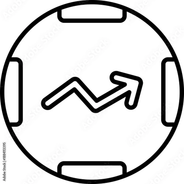 Obraz Trend Icon