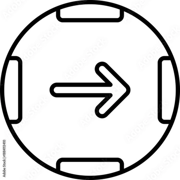 Obraz Right Arrow Icon