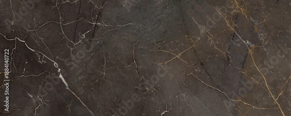 Obraz black marble stone texture with light effect, natural background, digital tile surface	