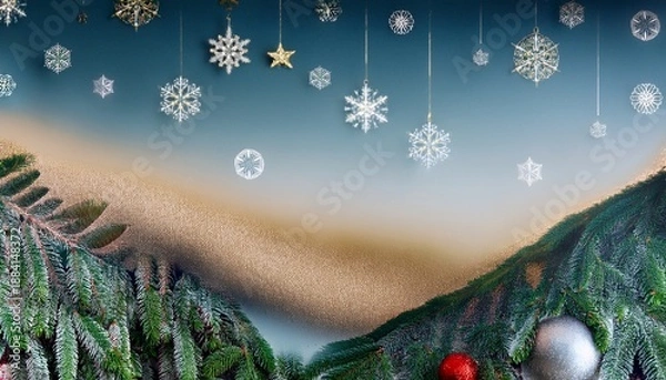 Obraz Christmas Greeting Card