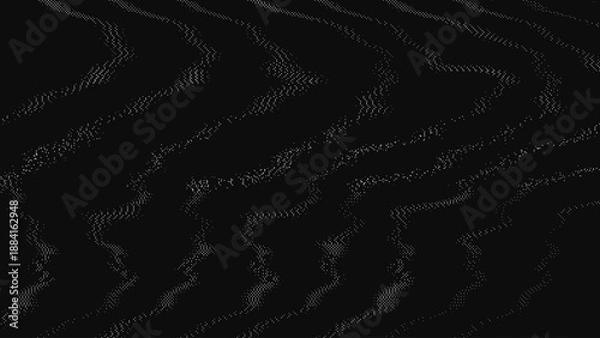 Obraz Retro VHS Glitch Texture Background