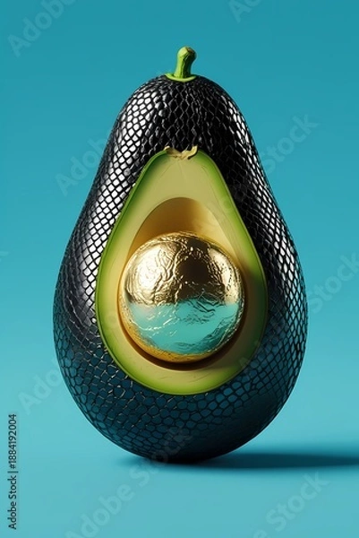 Obraz The Snake-Skin Avocado