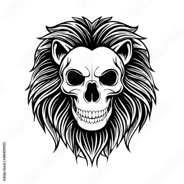 Obraz skull with sword