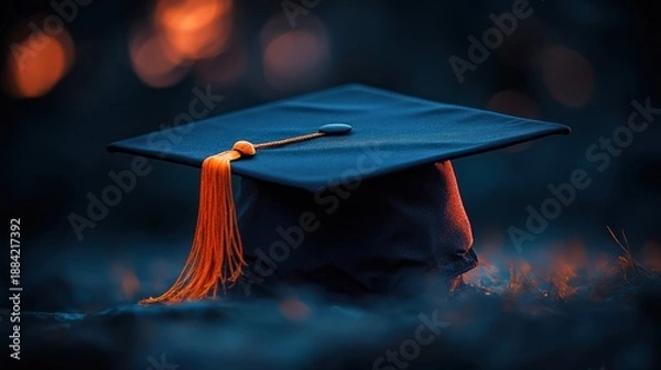 Obraz Graduation cap in nature