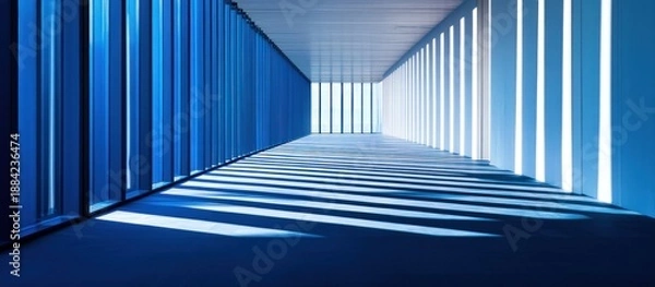 Fototapeta Modern Corridor Perspective