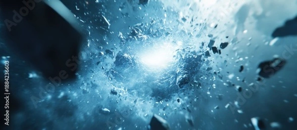 Fototapeta Shattered Ice Vortex