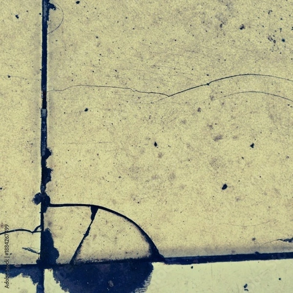 Obraz old crack floor abstract background