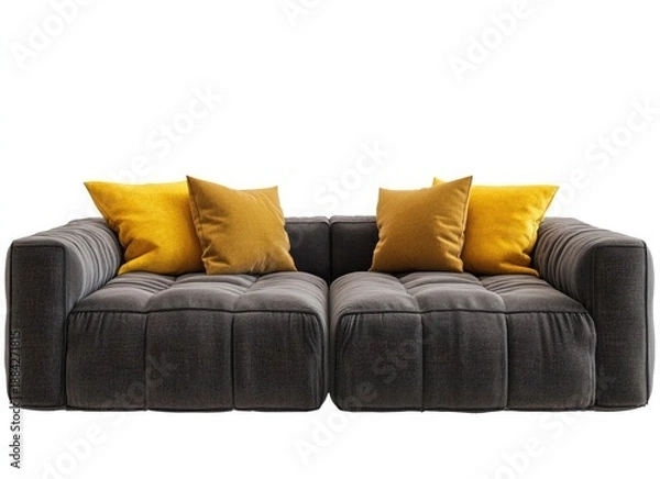 Obraz sofa isolated on white background