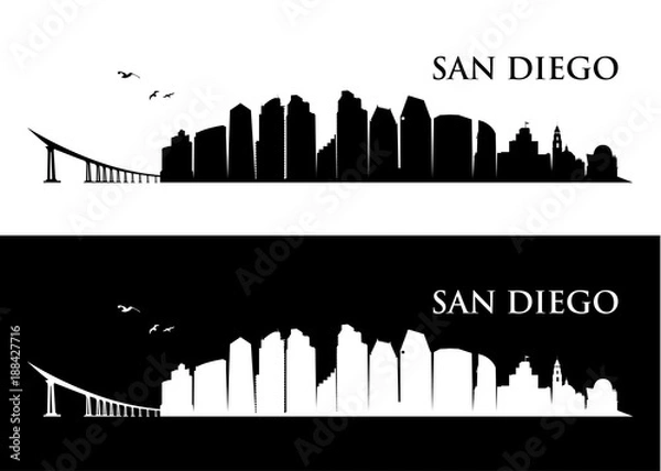 Obraz San Diego skyline