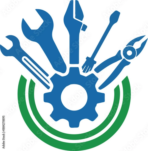 Obraz Tools, Gear and Spanner Engineering Services Logo