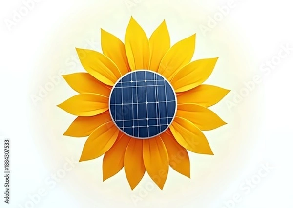 Obraz Solar Sunflower Icon