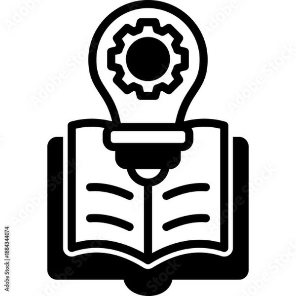 Fototapeta Technical Knowledge mixed icon